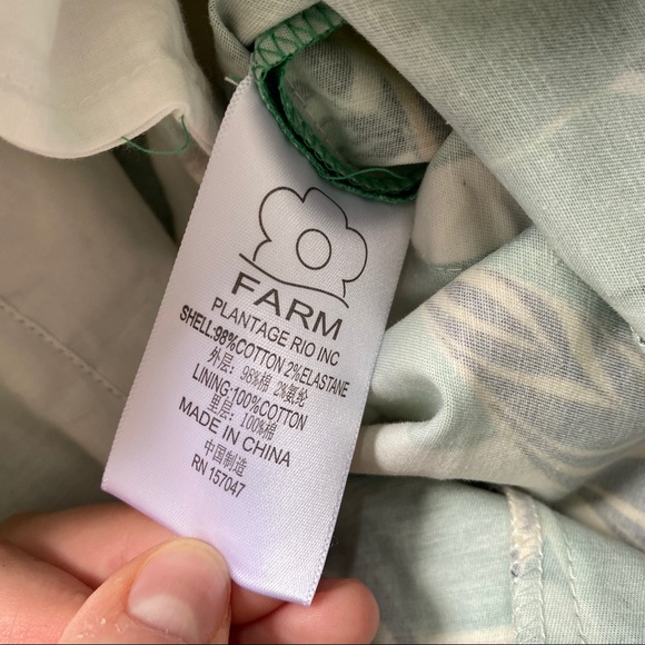 ANTHROPOLOGIE Farm Rio Palm Halter Jumpsuit XS - Picture 8 of 8